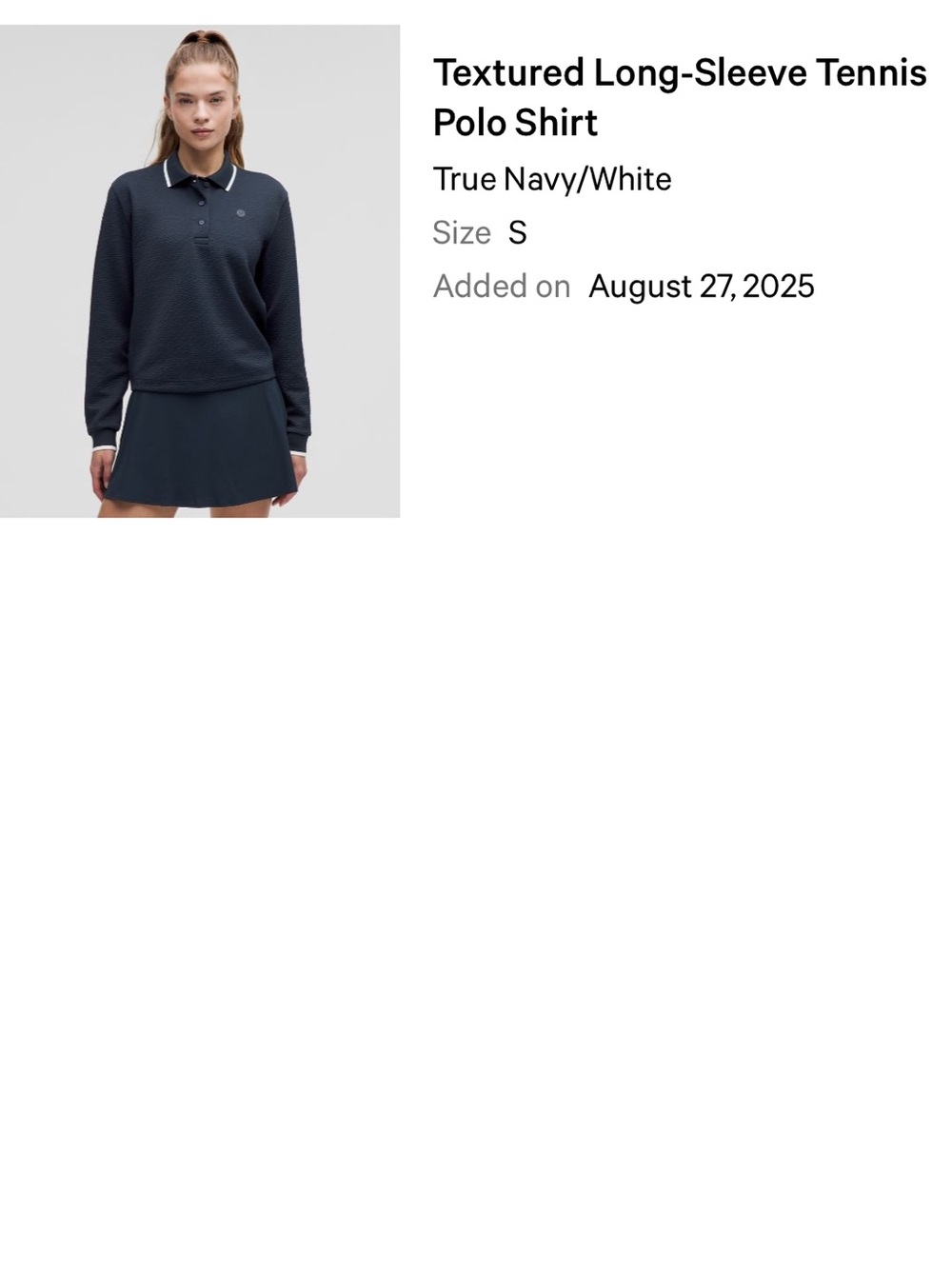 Gorgeous polo top